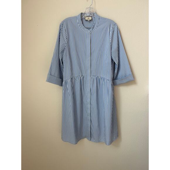 NWOT Tuckernuck Blue Stripe Royal Shirt Dress Size Medium - Picture 5 of 9